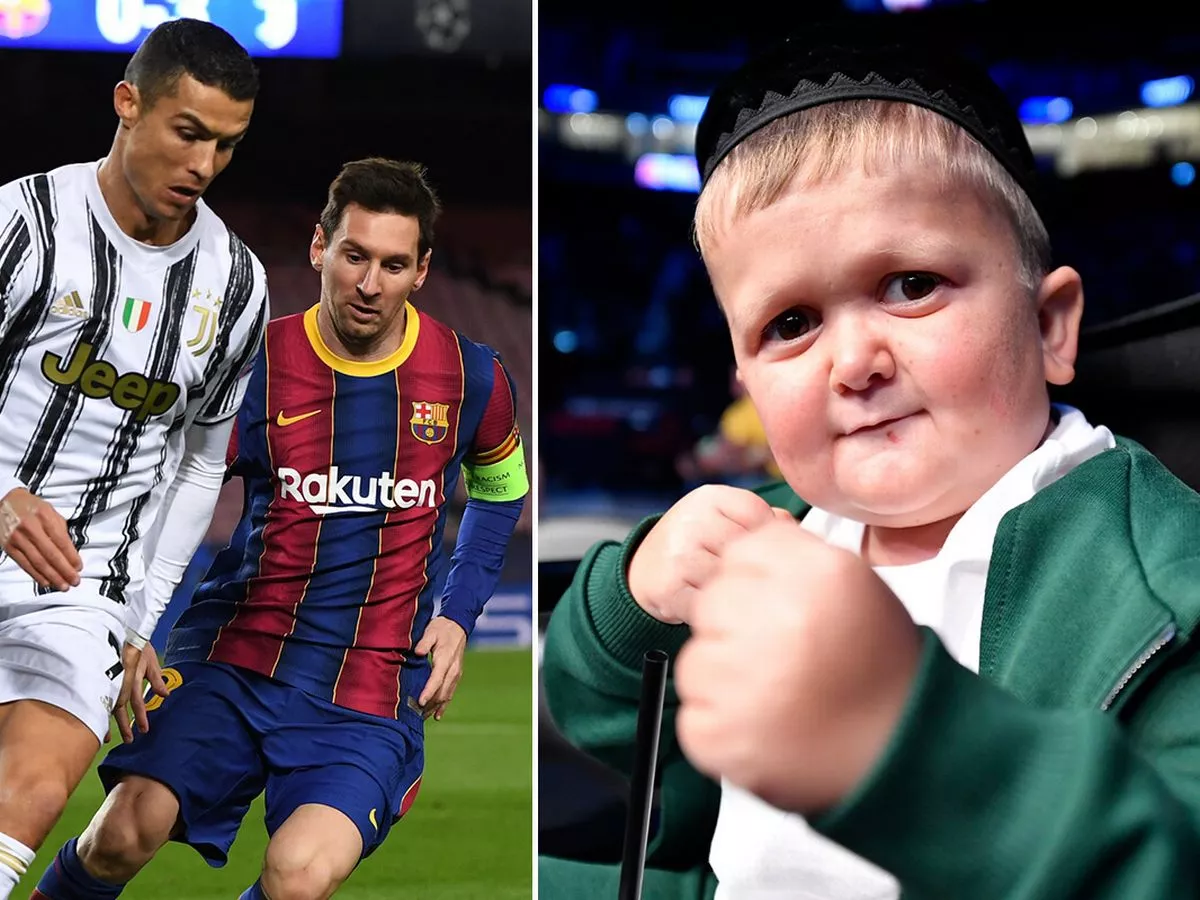 Fans are convinced Hasbulla has revealed his allegiance in GOAT debate between Lionel Messi and Cristiano Ronaldo