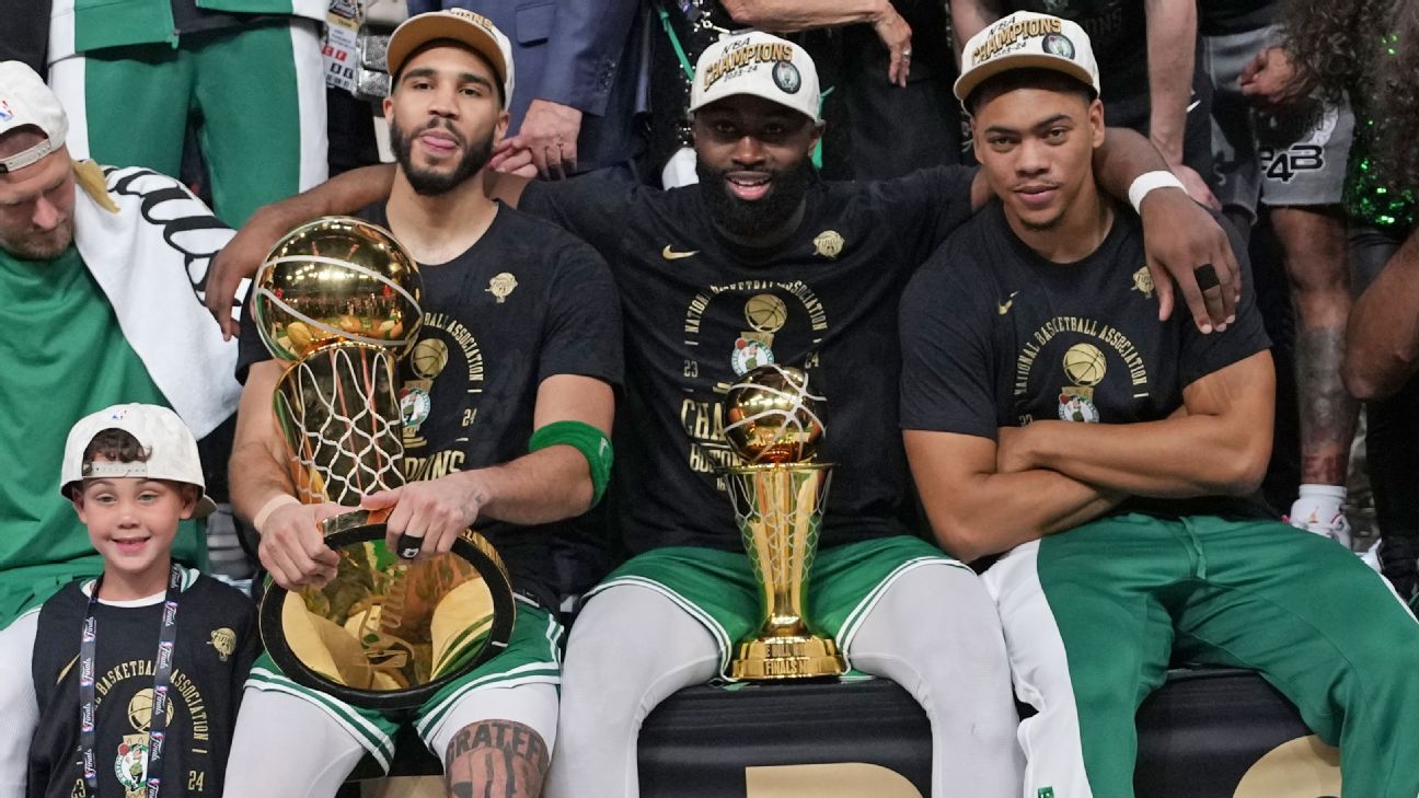 2024-25 NBA championship odds: Celtics, Notify liked; Cavs rising