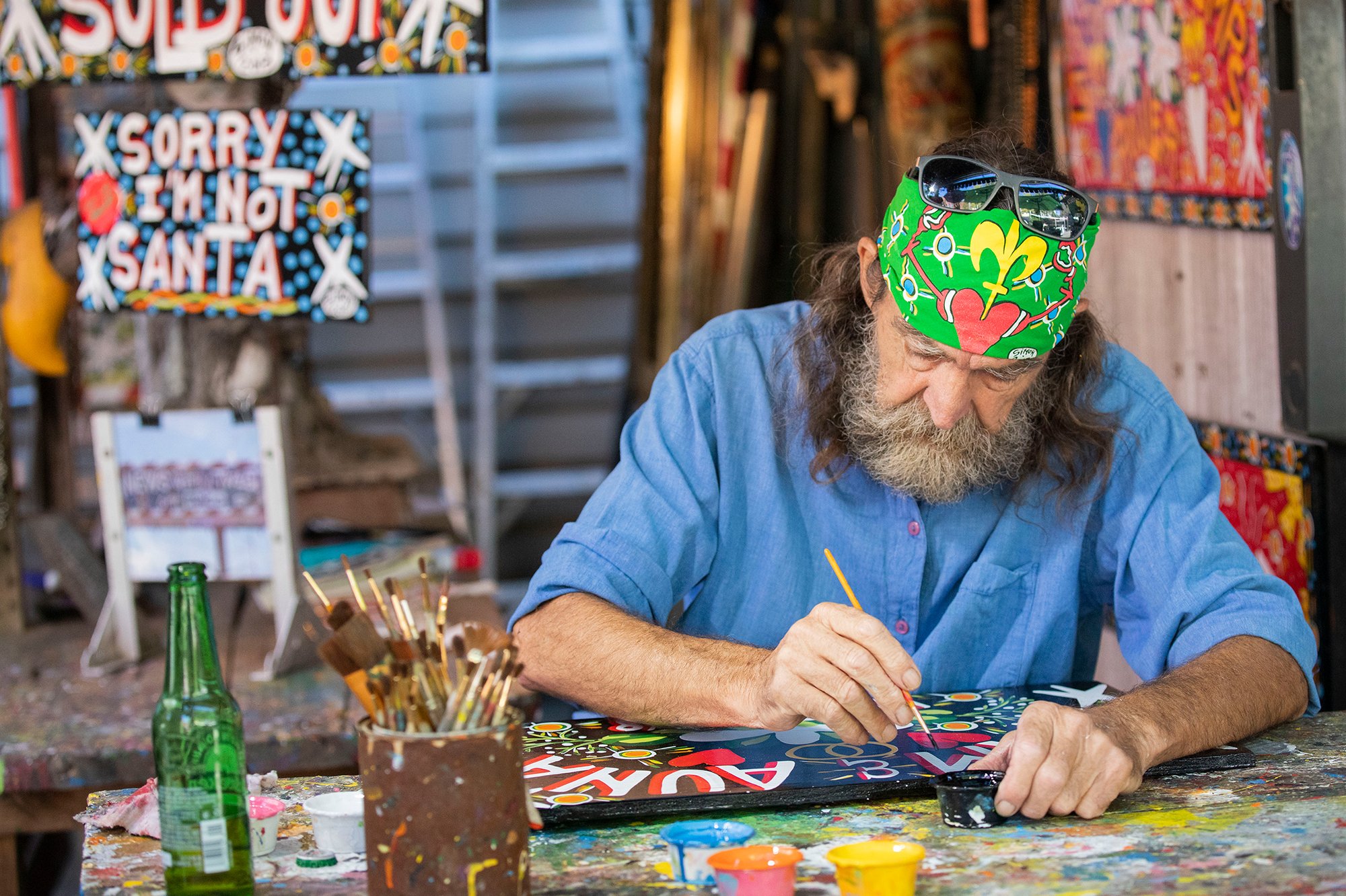 New Orleans artist ‘Queen Tahj’ becomes first ever to handcraft a Tidy Bowl logo and theme art